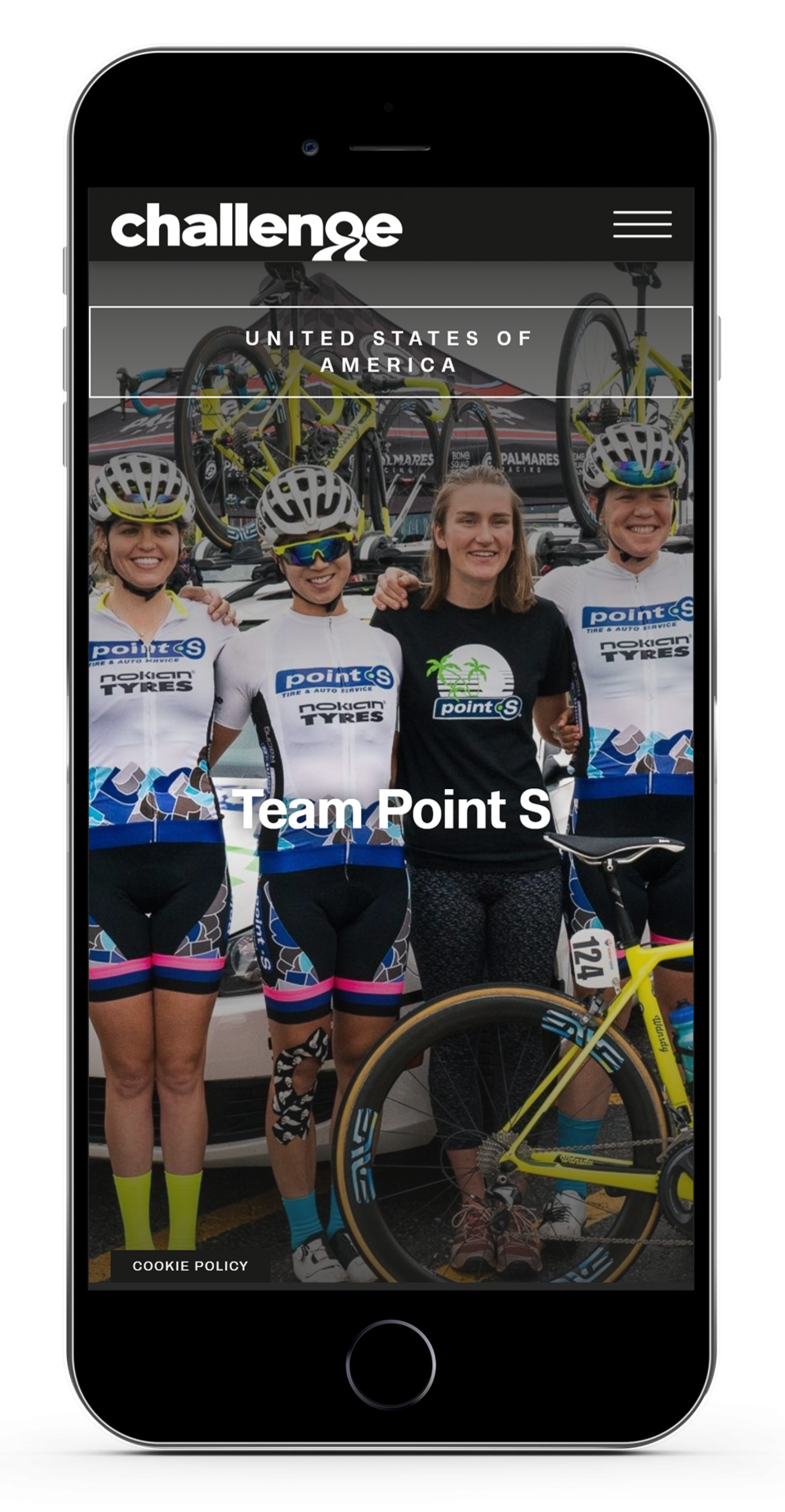 Phone Mockup Challengetires Com Team Point S